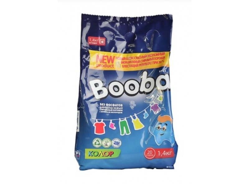 Порошок для прання Booba Color 1,4 кг, п/е (97-010)